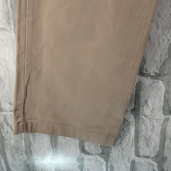 Schaefer Outfitters Ranchwear Trousers Chino Pants Flat Front Twill Khaki 40x34 - Picture 4 of 13